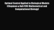 PDF Download Optimal Control Applied to Biological Models (Chapman & Hall/CRC Mathematical