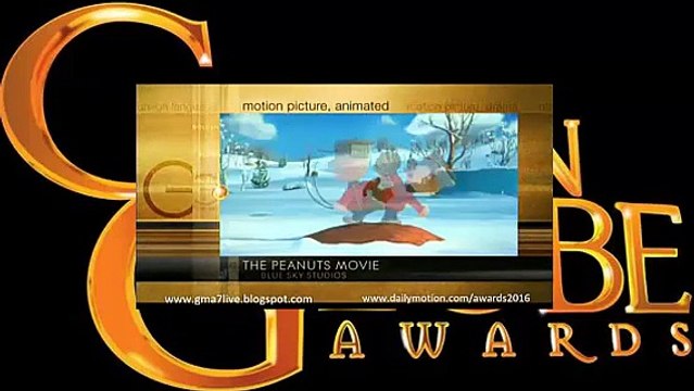 Golden Globes 2016 - Inside Out Acceptance Speech Winner Golden Globe Awards 2016