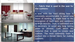 Useful Techniques To Buy A Right Office Chairs in UAE