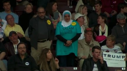 Une musulmane voilée expulsée d'un meeting de Donald Trump