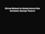 PDF Download Efficient Methods for Valuing Interest Rate Derivatives (Springer Finance) Download