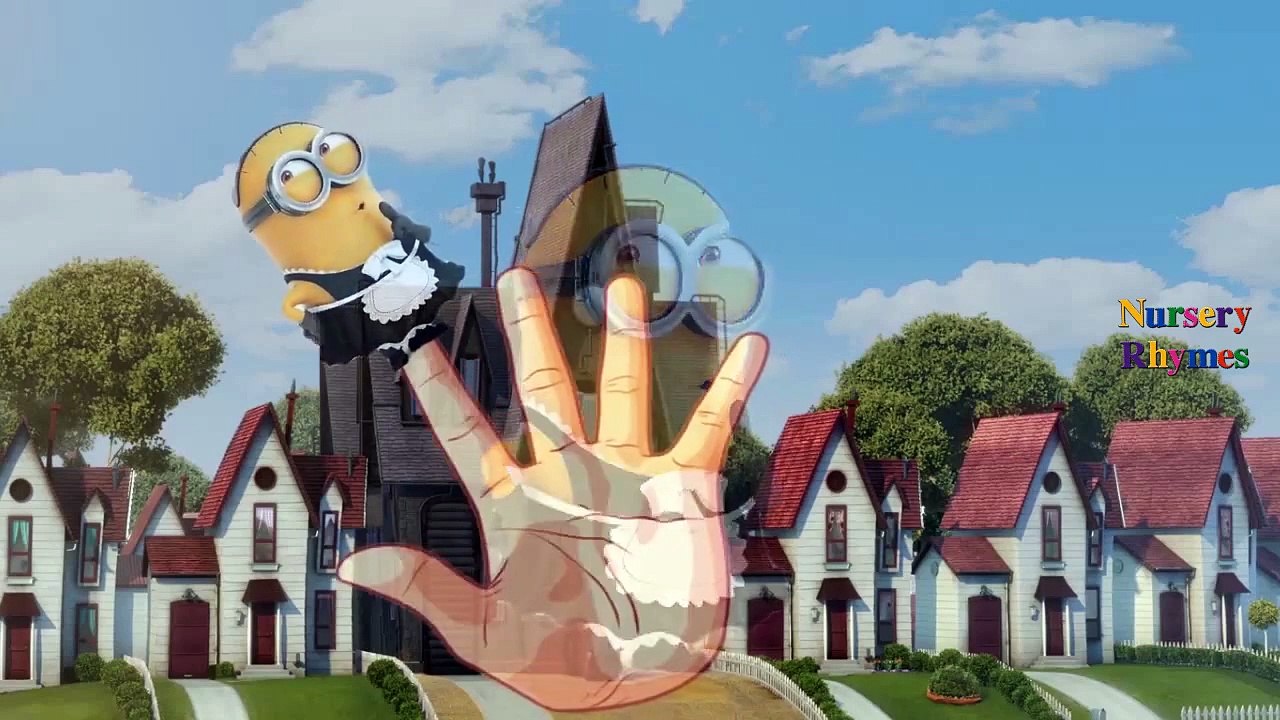 Finger Family Rhymes Minions Bananas Cartoons | Super Mario Finger Family Children Nursery Rhymes
