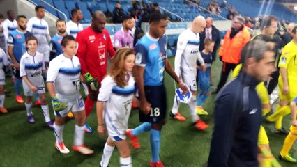 L'USSMM au HAC décembre 2015 entrée des joueurs