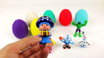 Many Play Doh Surprise Eggs Thomas and Friends Peppa Pig Dora The Explorer Toy Story