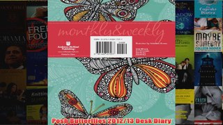 Posh Butterflies 201213 Desk Diary