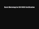 PDF Download Basic Metrology for ISO 9000 Certification PDF Full Ebook