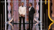 Brad Pitt and Ryan Gosling joke at Golden Globes 2016