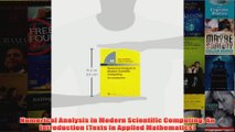 Numerical Analysis in Modern Scientific Computing An Introduction Texts in Applied