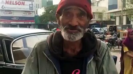 educated poor man.very beautiful video