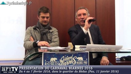 [PAU] Présentation du Carnaval Biarnes 2016 (11 janvier 2016)