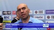 Interviews after Romania won by 12:6 against Georgia – Men Preliminary, Belgrade 2016 European Championships