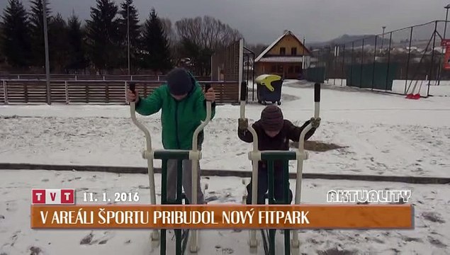 V areáli športu pribudol nový fitpark