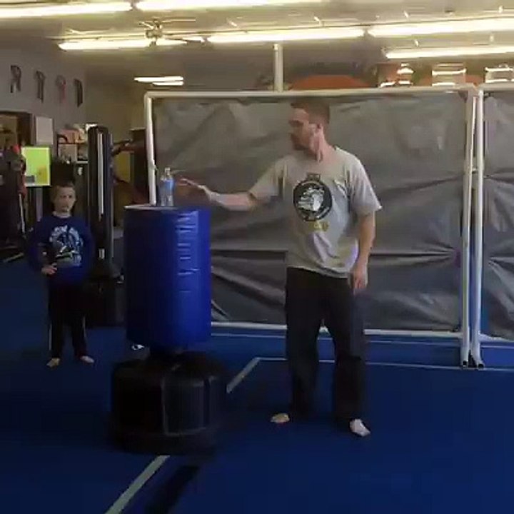 Slow Motion Bottle Kick