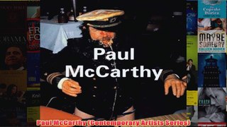 Paul McCarthy Contemporary Artists Series