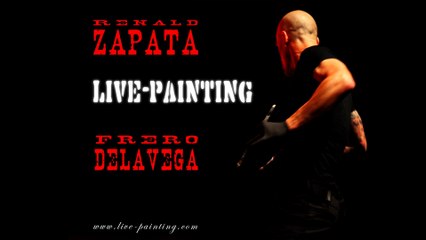 FRERO DELAVEGA par le peintre performer ZAPATA