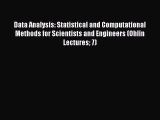 PDF Download Data Analysis: Statistical and Computational Methods for Scientists and Engineers