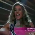 Miss Universe Funny Introduction of Miss Ecuador and Miss Ukraine