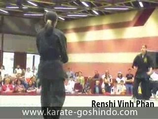 Karate Goshindo Renshi Vinh & Sensei Karine Phan