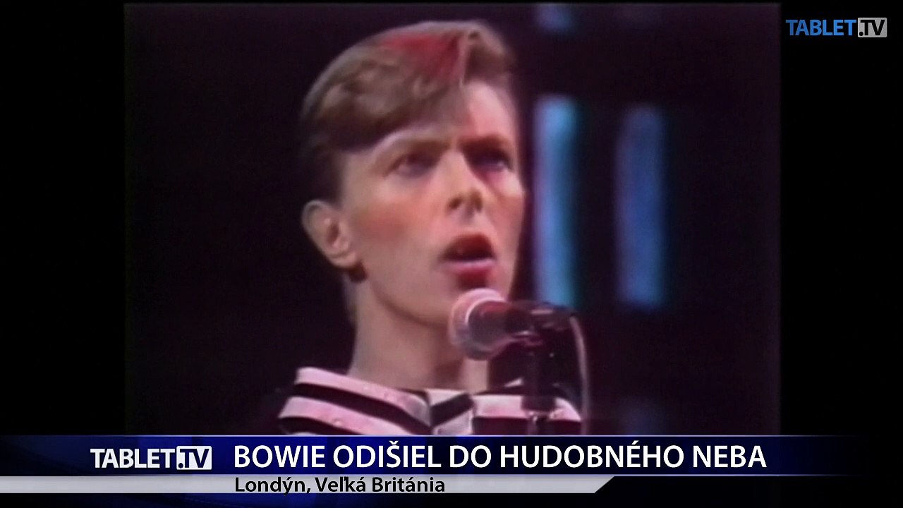 Vo veku 69 rokov zomrel spevák David Bowie
