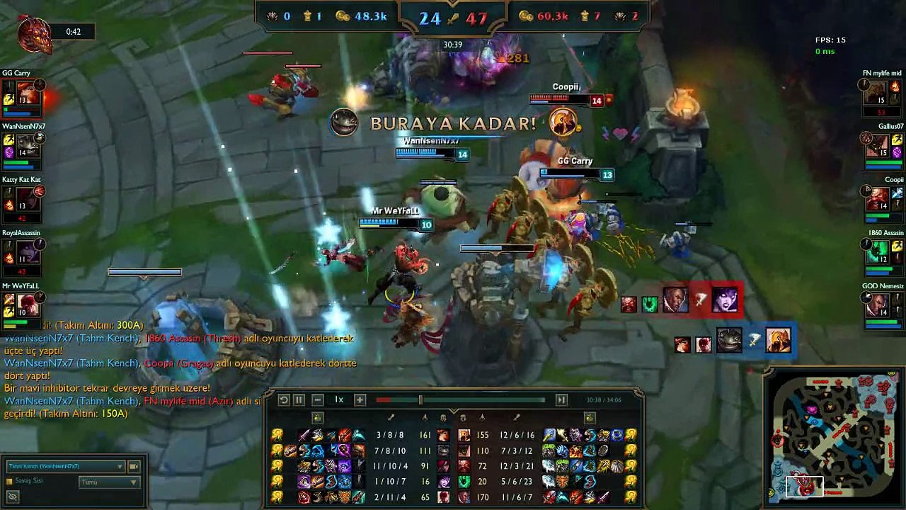Lol Tahm Kench Beştebeş TR SERVER Pentakill