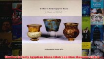 Studies in Early Egyptian Glass Metropolitan Museum of Art
