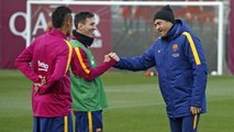 FC Barcelona training session: Morning workout ahead of FIFA Gala