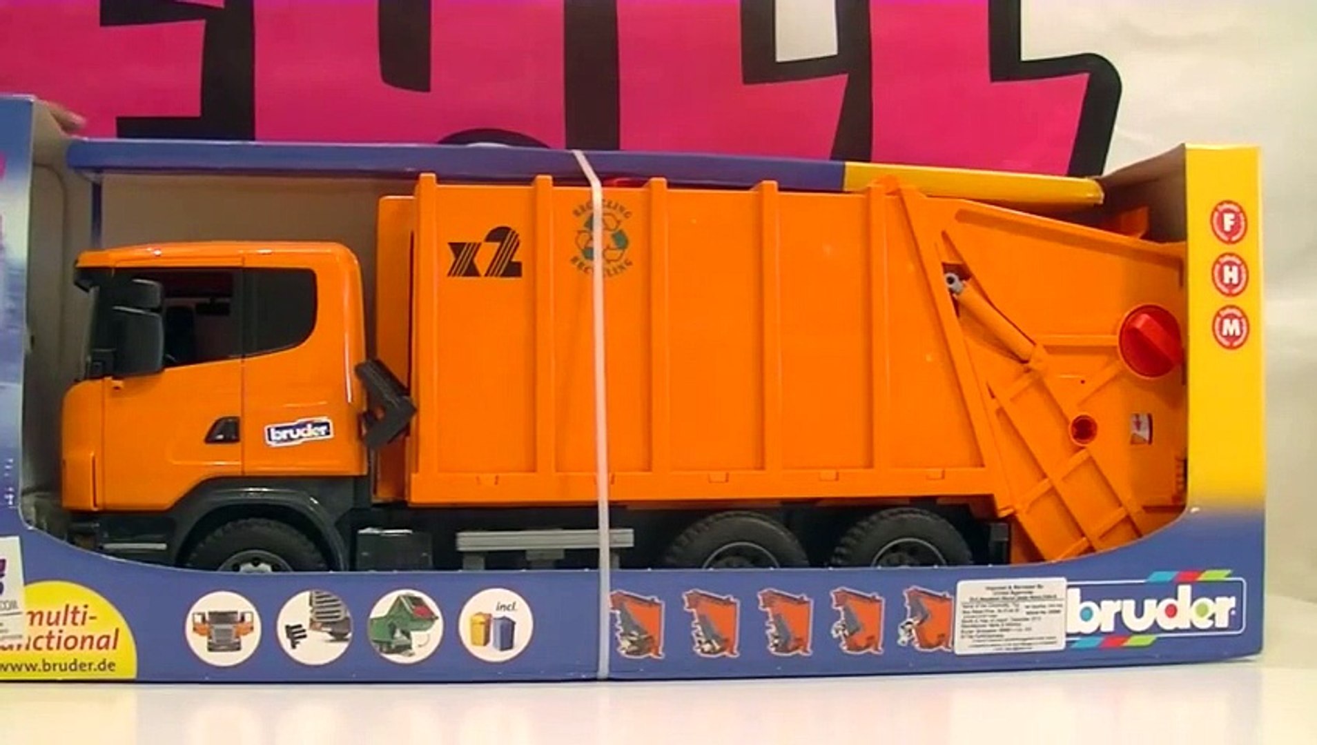 garbage truck toy videos