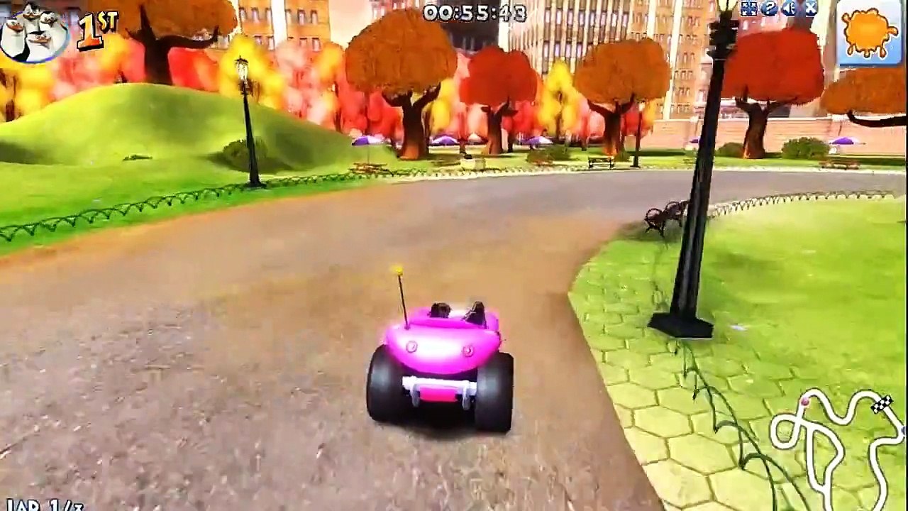 игра пингвины из мадагаскара гонки никелодеон игра на машинах лучшие игры для детей