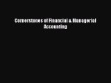 Cornerstones of Financial & Managerial Accounting [Download] Online