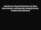 Valuation for Financial Reporting: Fair Value Measurements and Reporting Intangible Assets