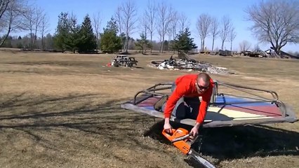 Как передвигаться при помощи бензопилы