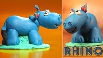 Play Doh Rhino | Rhinoceros | Play Doh Animal