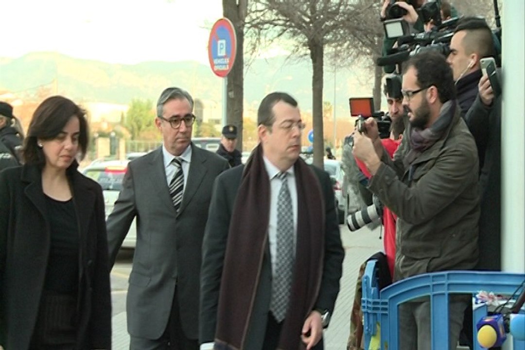 Torres llega a la sede ddel juicio del caso Nóos