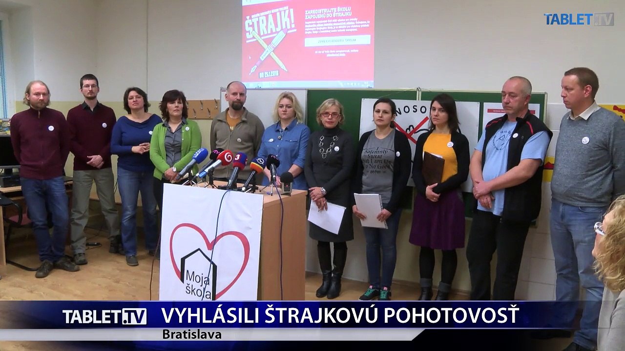 Iniciatíva slovenských učiteľov vyhlásila štrajkovú pohotovosť