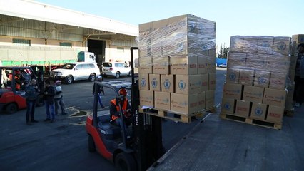 World Food Programme prepares aid for Syria's starving