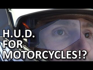 Motorcycle helmet of the future! - BMW booth - CES 2016