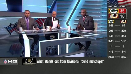 What stands out from the Divisional round matchups?