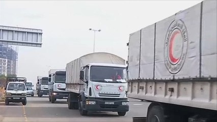 بدء وصول المساعدات إلى مضايا