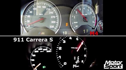 0-200 km/h : BMW M4 VS Porsche 911 Carrera S (Motorsport)