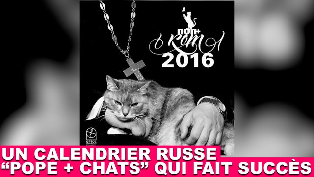 Un calendrier russe Popes + Chats fait succès ! À découvrir dans la minute chat #96