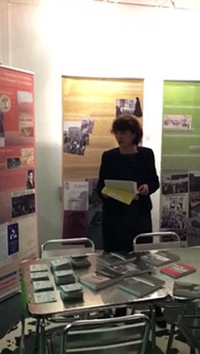 Discours de Marie Christine LEMARDELEY (Adjointe à la Maire de Paris, chargée de l'enseignement supérieur, la vie étudiante et de la recherche) lors de l'inauguration de l'exposition "150 ans d'engagements étudiants à l'international"  à la MIE