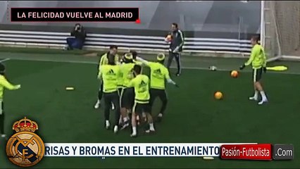 La Alegría vuelve al Real Madrid Durante el Entrenamiento con Zidane u2022 2016