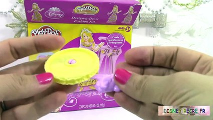 Pâte à modeler Princesse Robe de princesses Raiponce Créations royales Fashion Kit