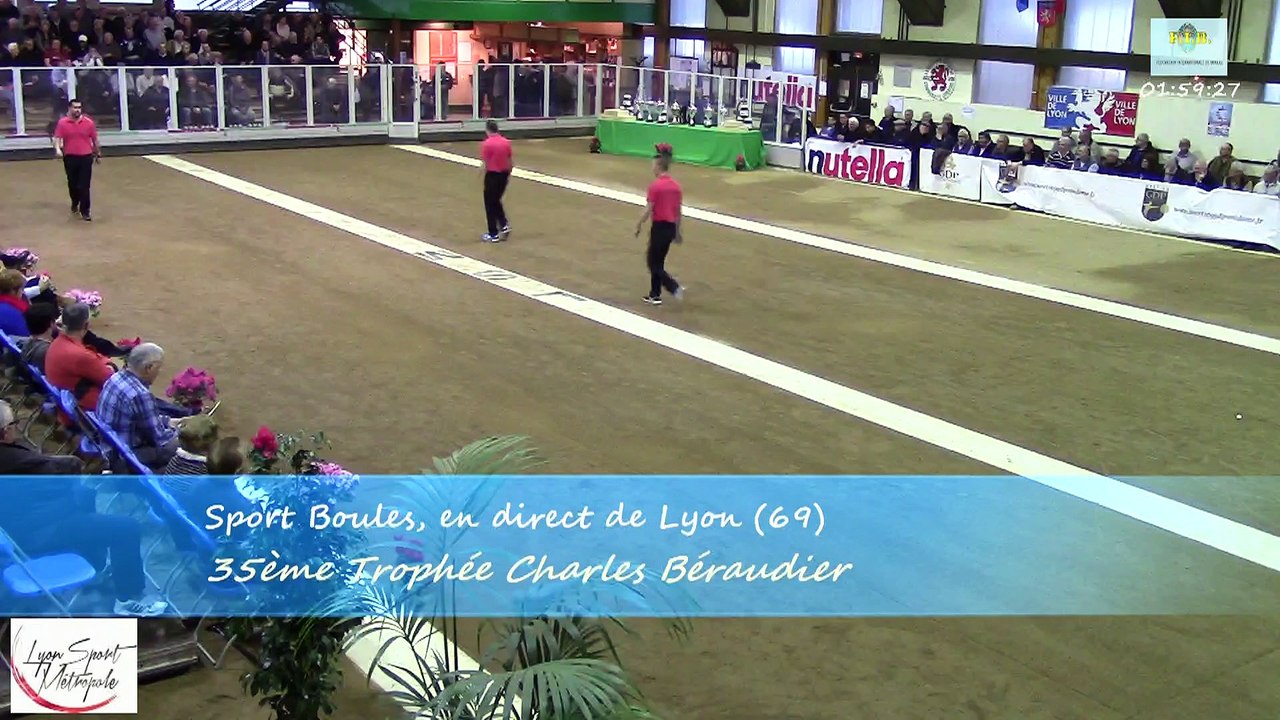 Mène 1, 35ème Trophée Charles Béraudier, Sport Boules, Lyon Sport Métropole 2016