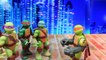 Ninja Turtles Mutations Michelangelo Steals Rocksteady Arms and Fights Raphael Metal Head and Bebop