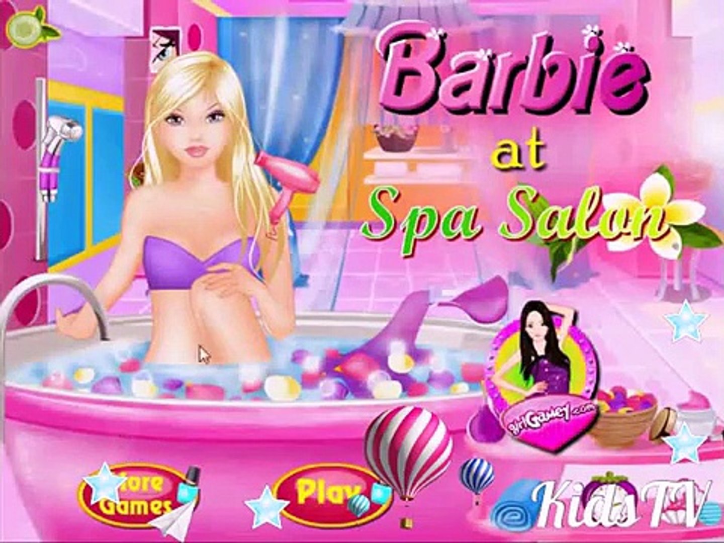 ⁣мультик Barbie Барби Спа Салон Красоты