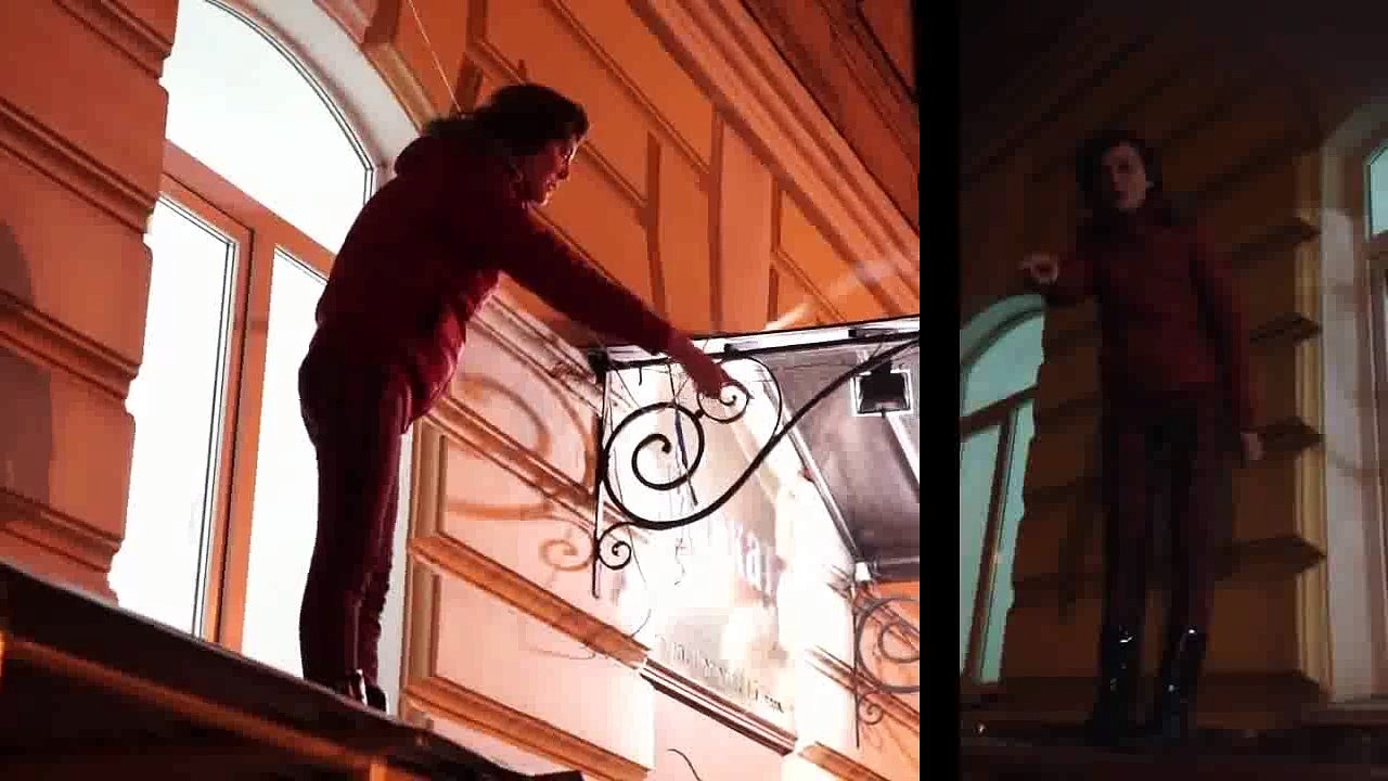 Журналистка которая лазит по крыше словно Тарзан