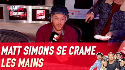 Matt Simons se crame les mains avec des oeufs - C'Cauet sur NRJ