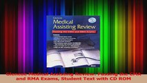 PDF Download  Glencoe Medical Assisting Review Passing the CMA and RMA Exams Student Text with CD ROM Read Online