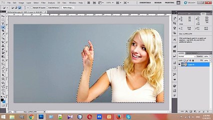 How to change background image in photoshop
